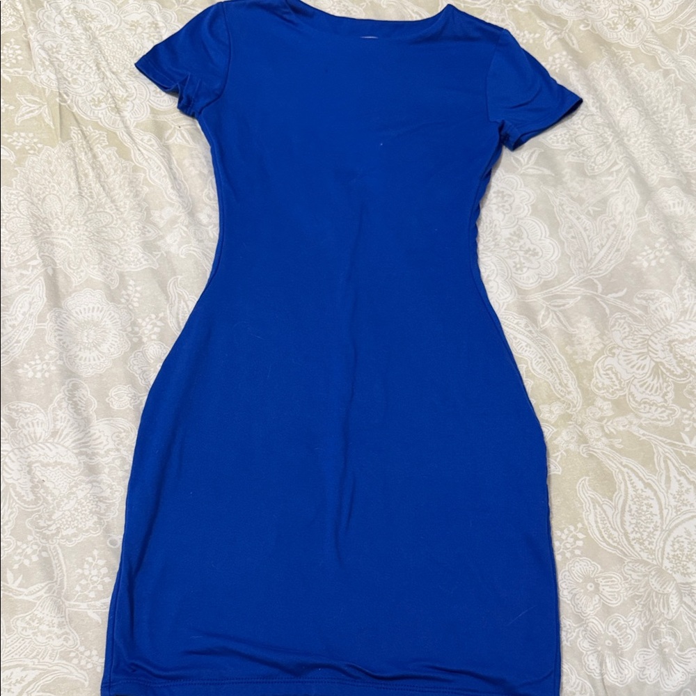 Elegant Blue Women's Dress